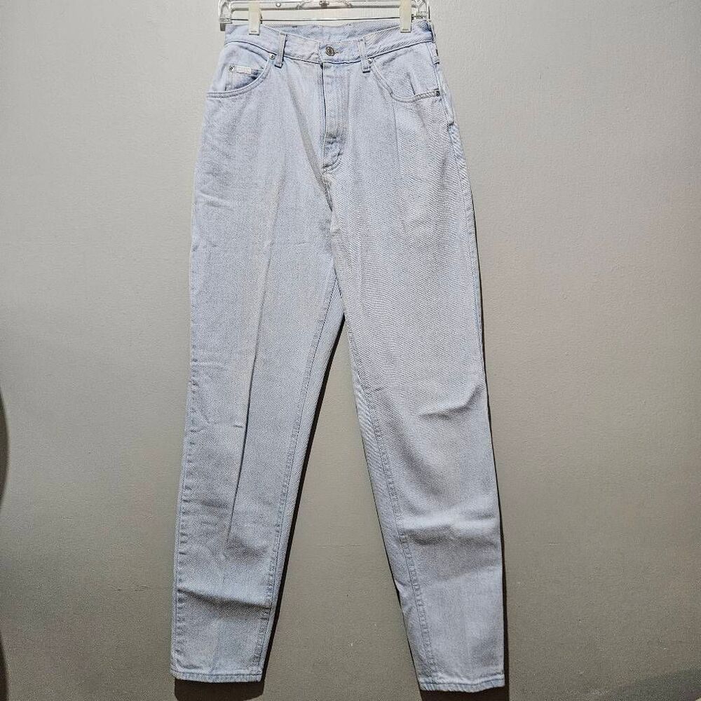 Vintage Lee Slim Jeans 80s 90s Lite Denim Girls Womens Size 10 Long